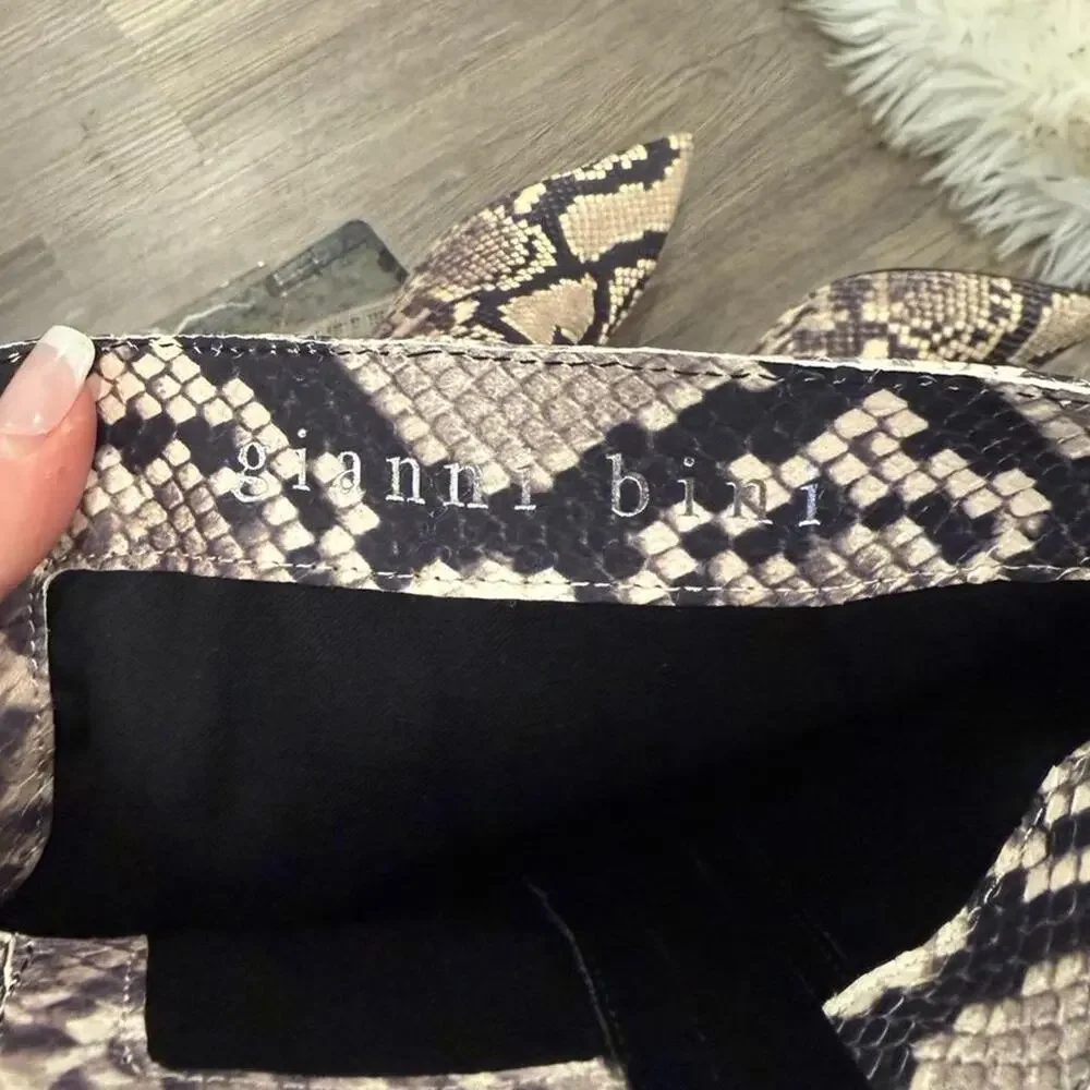 Gianni bini snakeskin knee high - Picture 5 of 6